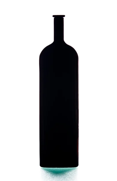 Черная бутылка — стоковое фото
