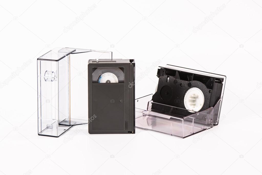 VHS-c video cartridges 