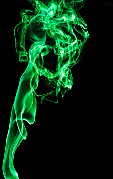 Green smoke — Stock Photo, Image