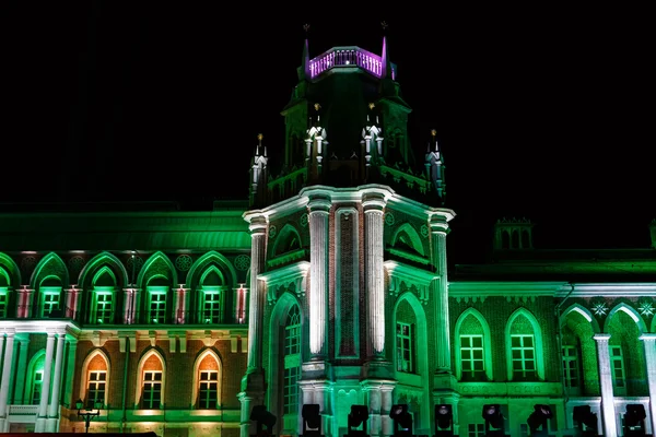 Illuminated palace — Stock Photo, Image