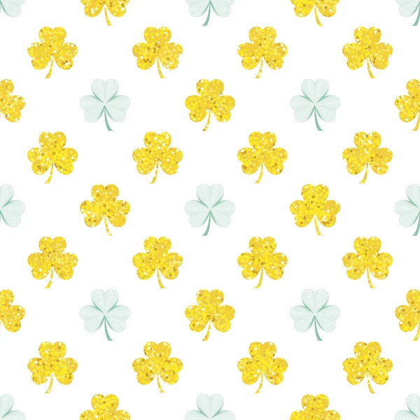 Seamless background for greeting card for St. Patrick's day — ストックベクタ