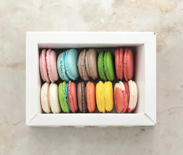 Macarons Biscoitos franceses — Fotografia de Stock