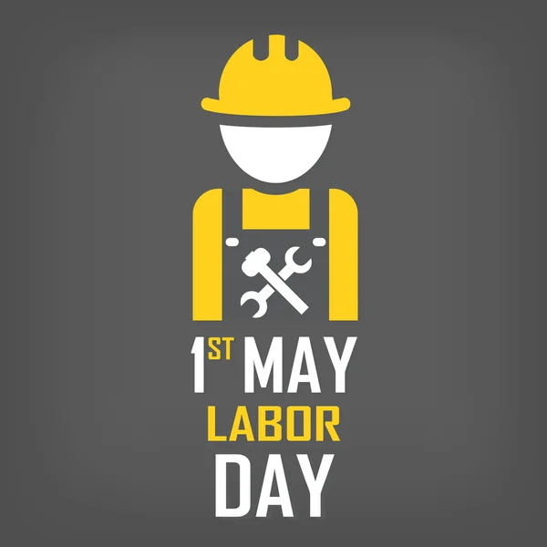 1 maggio - Festa del Lavoro — Vettoriale Stock