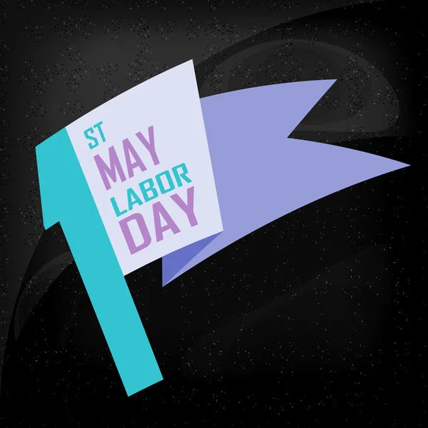 1 мая - Международный день труда — стоковый вектор