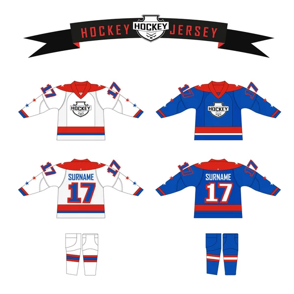 Hokey formu için kesim kumaş