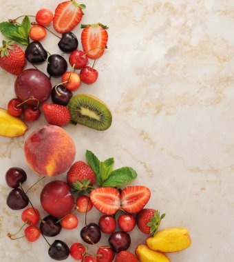 Berry çerçeve ile kopya alanı sağ