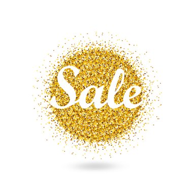 Satılık altın parlayan afiş