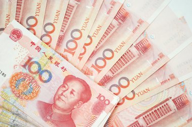 Çin'in para birimi Yuan notlar. Çin banknotlar
