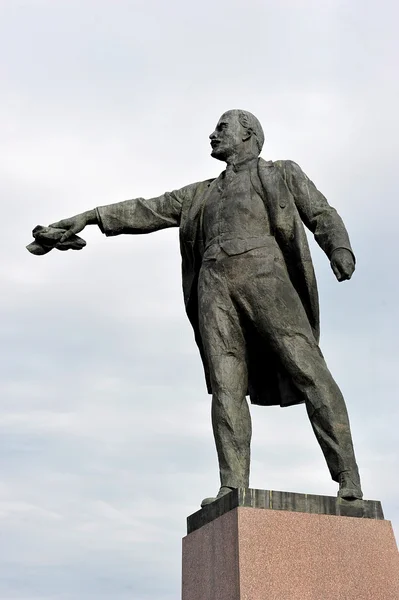 Moskou-plein en het graf van Lenin in Sint-Petersburg, Russi — Stockfoto