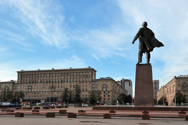 Moscow square and the monument to Lenin in St. Petersburg, Russi — Stock Photo, Image