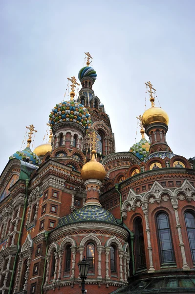 Iglesia del Salvador sobre la Sangre derramada, San Petersburgo, Rusia — Foto de Stock