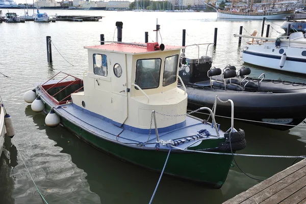 Helsinki, Finland, 28 September: berth Marina in the centre of H — Stock Photo, Image