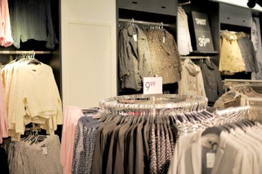 Helsinki, Finlandiya, 28 Eylül: indirim giyim mağazası Eylül tarihinde