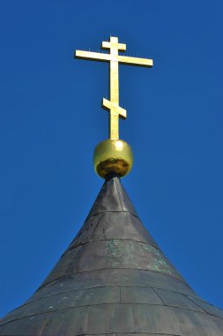 Pskov, Rusya'nın çapraz bir Ortodoks katedrali ile kubbe