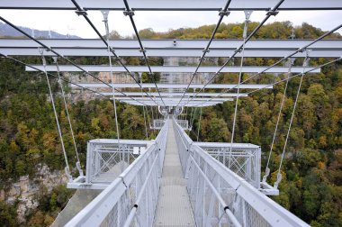 Skypark, Sochi, Rusya Federasyonu - 31 Ekim: dünyanın en uzun suspens