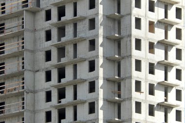 arka plan bir modern bui beton bir kutu İnşaat