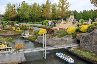 Gunzburg, Almanya - 6 Mayıs: Legoland - Lego bric mini Europe