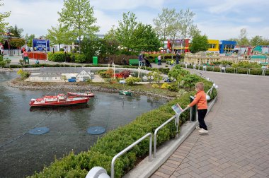 Gunzburg, Almanya - 6 Mayıs: Legoland - Lego bric mini Europe
