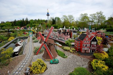 Gunzburg, Almanya - 6 Mayıs: Legoland - Lego bric mini Europe