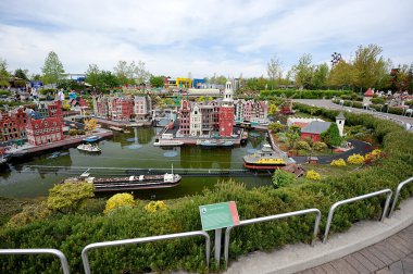 Gunzburg, Almanya - 6 Mayıs: Legoland - Lego bric mini Europe