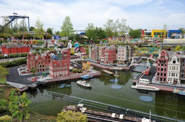 Gunzburg, Almanya - 6 Mayıs: Legoland - Lego bric mini Europe