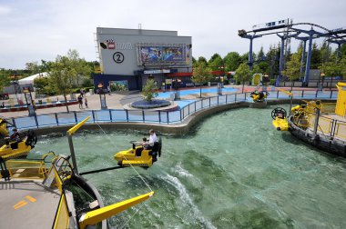 Gunzburg, Almanya - 6 Mayıs: Legoland - Lego bric mini Europe