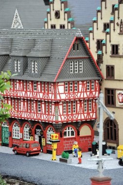Gunzburg, Almanya - 6 Mayıs: Legoland - Lego bric mini Europe