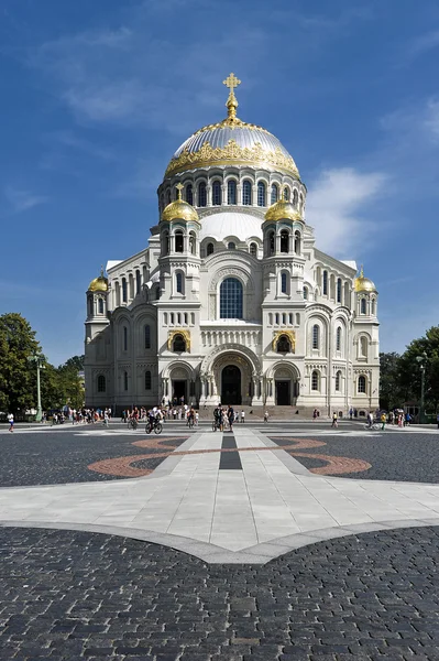 Naval Cathedral of St. Nicholas the Wonderworker - the Orthodox — Stock Photo, Image