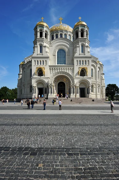 Naval Cathedral of St. Nicholas the Wonderworker - the Orthodox — Stock Photo, Image