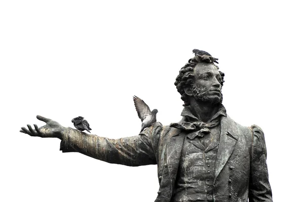 büyük Rus şair Alexander Pushkin wi izole anıt