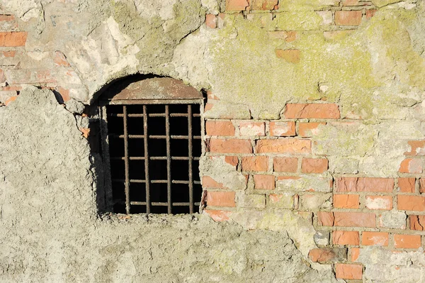 Grille rouillée en prison — Photo