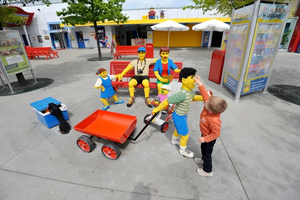 Gunzburg, Duitsland - 6 mei: Legoland - mini Europa van Lego bric — Stockfoto