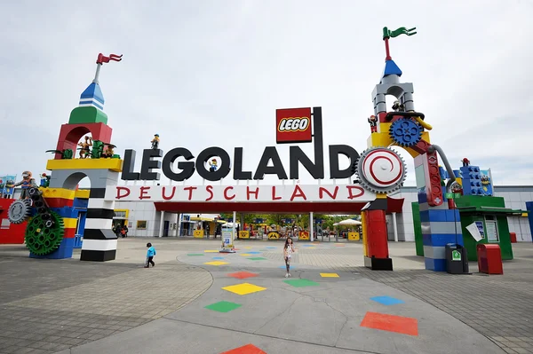 Gunzburg, GERMANIA - 6 MAGGIO: Legoland - mini Europa da LEGO bric — Foto Stock