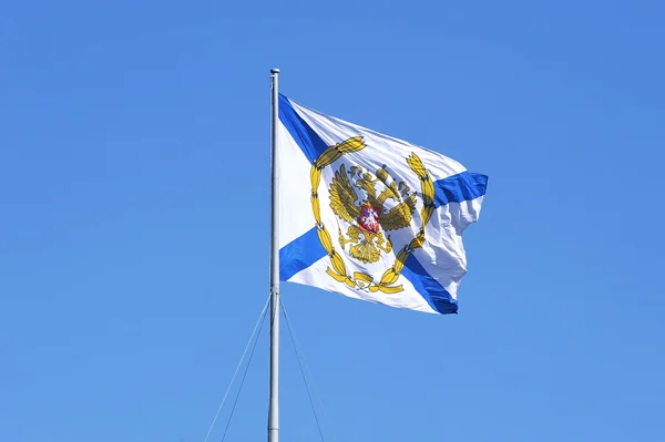 De vlag van de opperbevelhebber van de Marine van Rusland — Stockfoto