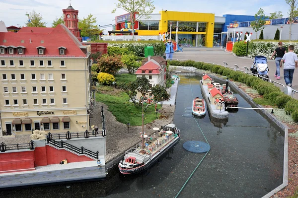 Gunzburg, ALLEMAGNE - 6 MAI : Legoland - mini Europe de LEGO bric — Photo