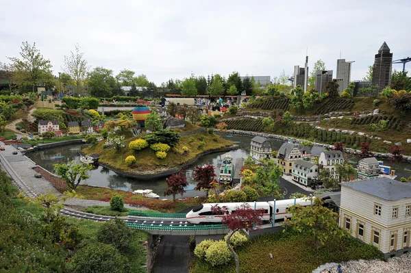 Gunzburg, GERMANY - MAY 6: Legoland - mini Europe from LEGO bric — Stock Photo, Image