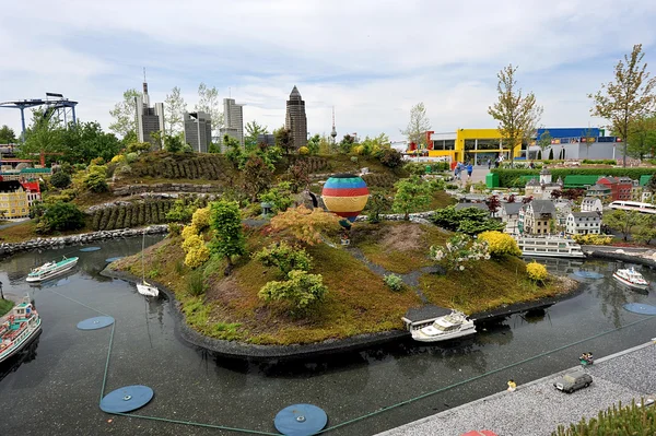 Gunzburg, GERMANY - MAY 6: Legoland - mini Europe from LEGO bric — Stock Photo, Image