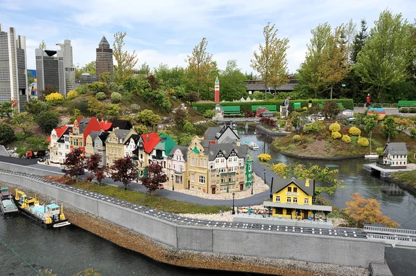 Gunzburg, GERMANY - MAY 6: Legoland - mini Europe from LEGO bric — Stock Photo, Image