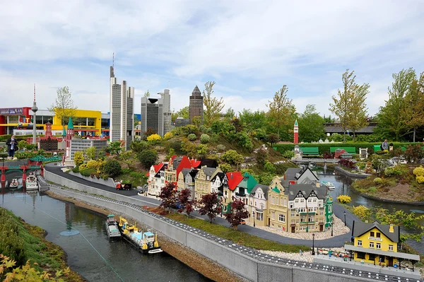 Gunzburg, GERMANIA - 6 MAGGIO: Legoland - mini Europa da LEGO bric — Foto Stock