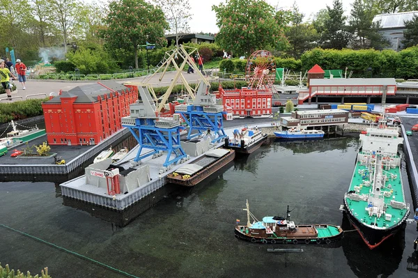 Gunzburg, GERMANY - MAY 6: Legoland - mini Europe from LEGO bric — Stock Photo, Image