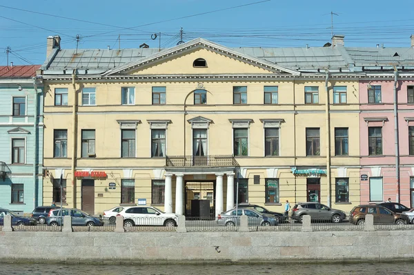 San Pietroburgo, Russia, 6 SETTEMBRE: la casa sulla Fontanka r — Foto Stock