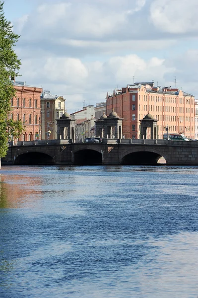 Staro-kalinkin brücke in st. petersburg, russland — Stockfoto