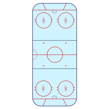 Buz hokeyi sahası - çim hokeyi versiyonu NHL oynuyor