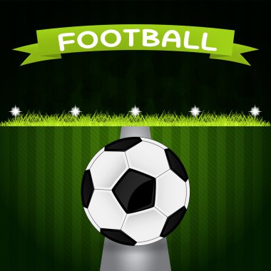 bir futbol topu çizimi 