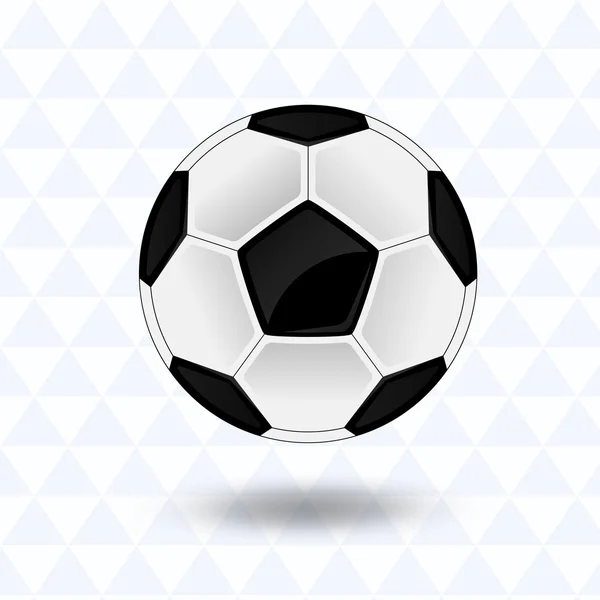 Illustration of a soccer ball — Stock Vector