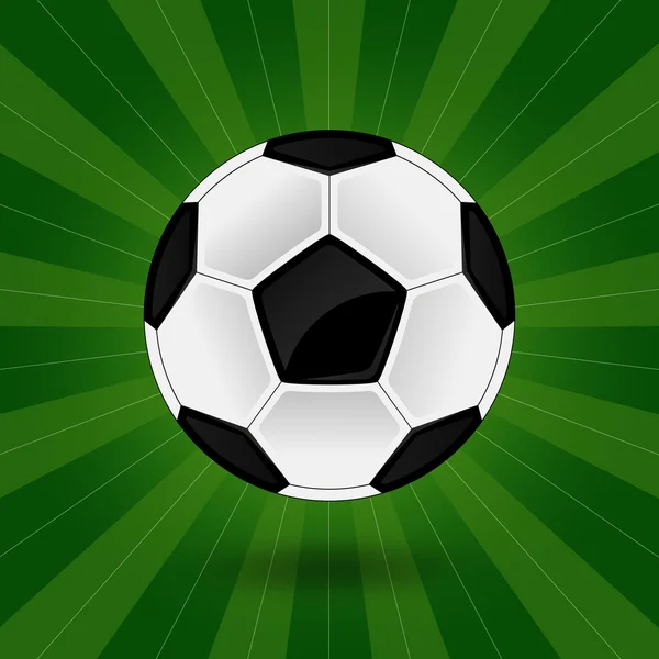 Illusztráció egy futball-labda — Stock Vector