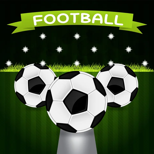 Üç futbol topları