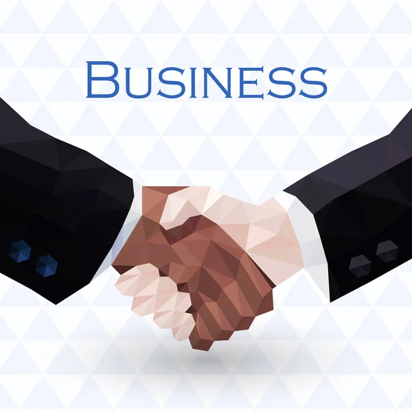 Business Handshake illustrazione — Vettoriale Stock