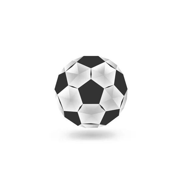 Illustration ballon de football — Image vectorielle