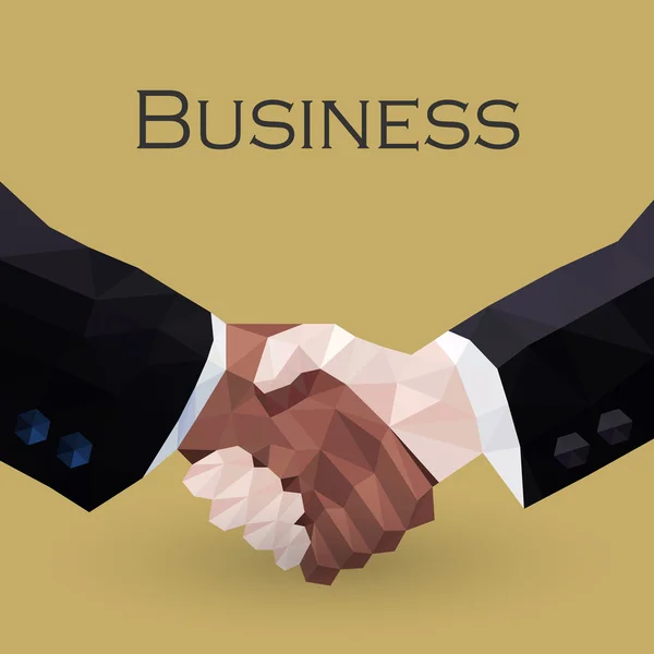 Business Handshake illustrazione — Vettoriale Stock